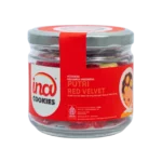 Jual Kukis Putri Red Velvet Ukuran Jar - Camilan Manis dari Ina Cookies