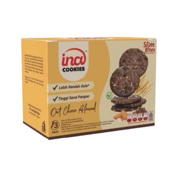 Slim Bites Oat Choco Almond 66gr by Ina Cookies