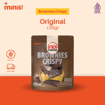 Ina Minis Gluten Free Brownies Crispy Original  by Ina Cookies