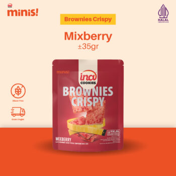 Ina Minis Gluten Free Brownies Crispy Mix Berry by Ina Cookies